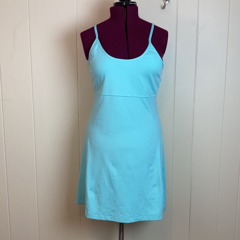 Columbia Titanium Strappy Athleisure Fit & Flare Dress Large Outdoors Casual - Picture 2 of 7